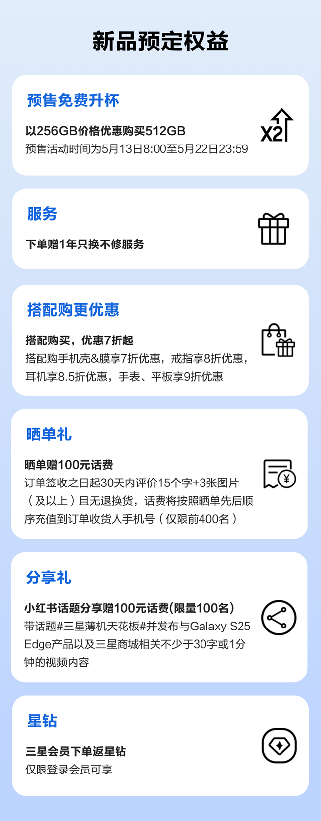 Galaxy S25 Edge | 新品预售免费升杯