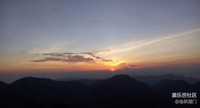 【夏日清凉】日出