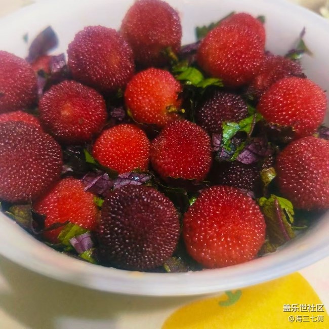 【芒种食养记】紫苏拌杨梅