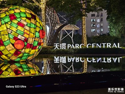 【三星手机里的夜】广州天环广场中轴线夜景打卡好去处