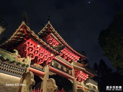 【三星手机里的夜】金碧辉煌夜景效果的佛山祖庙