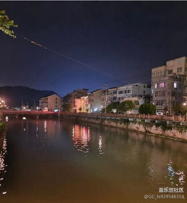 【鹏城夜景】家乡廊桥