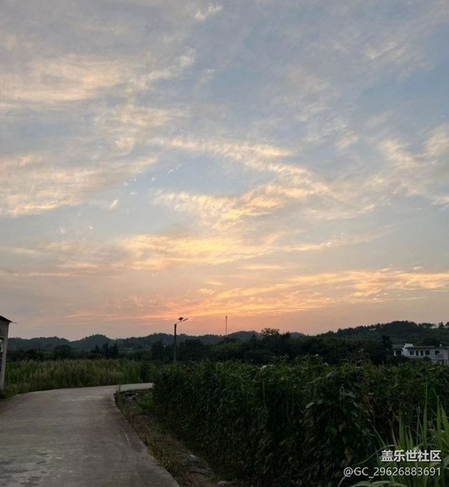 【浪漫盛夏季】傍晚好风景