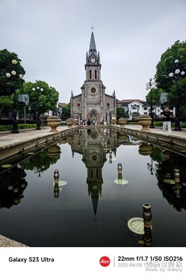 梅雨季节的教堂