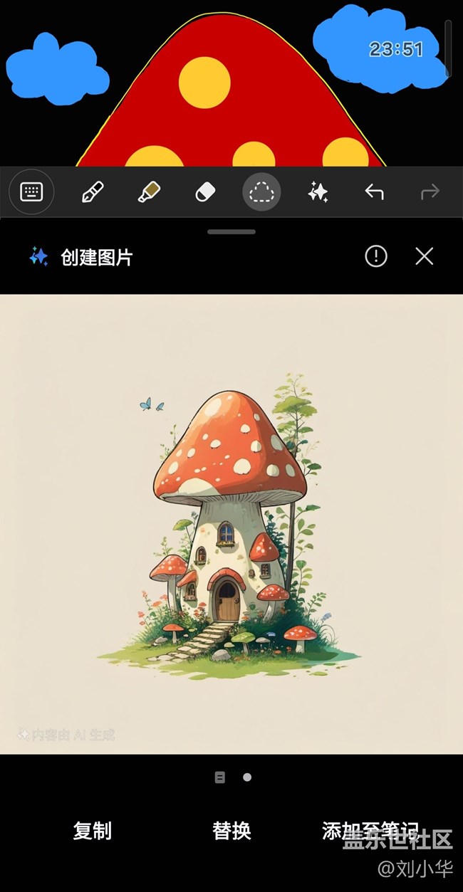 【涂鸦生图】+spen蘑菇房