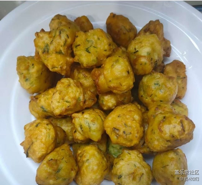 【消暑风味集】油炸丸子