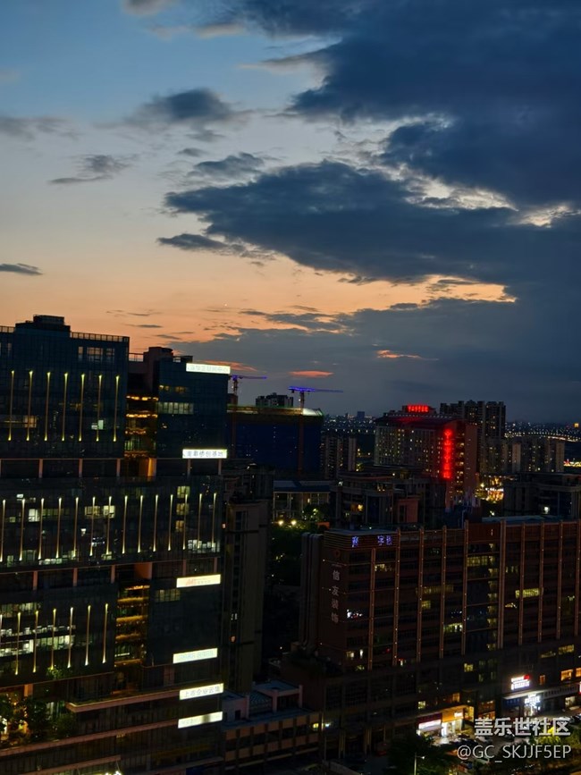 【消失的日落】城市暮色与月夜