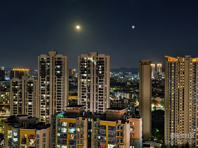 【消失的日落】城市暮色与月夜