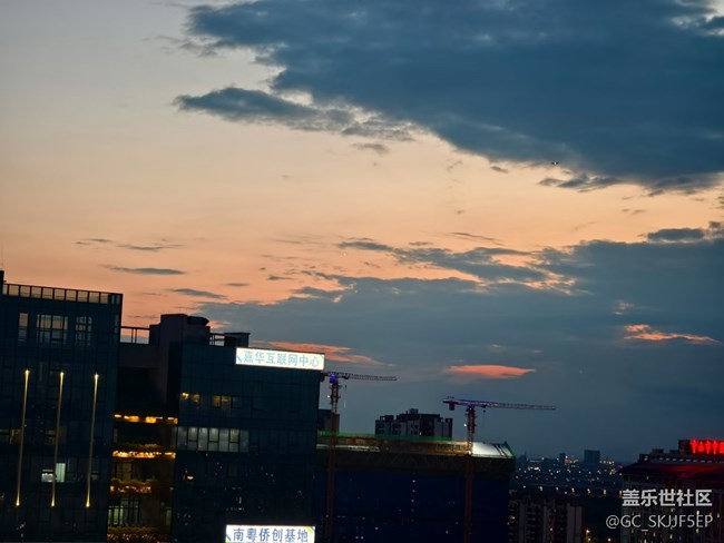 【消失的日落】城市暮色与月夜