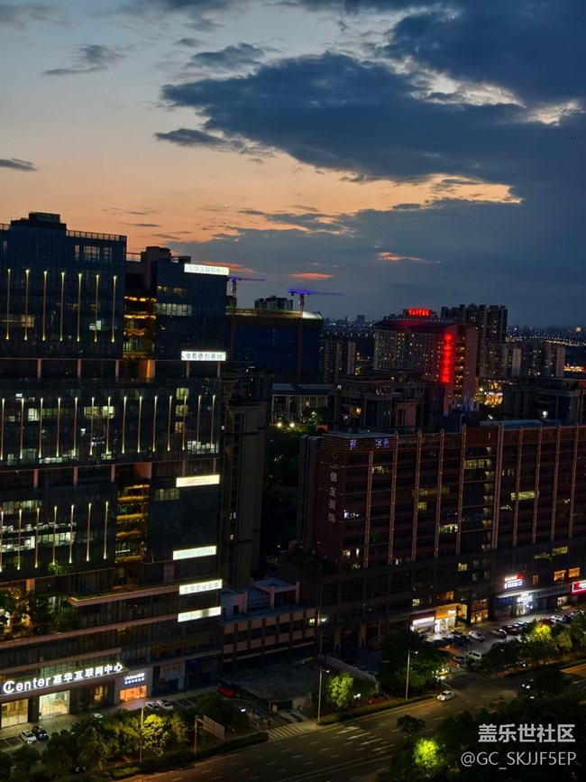 【消失的日落】城市暮色与月夜