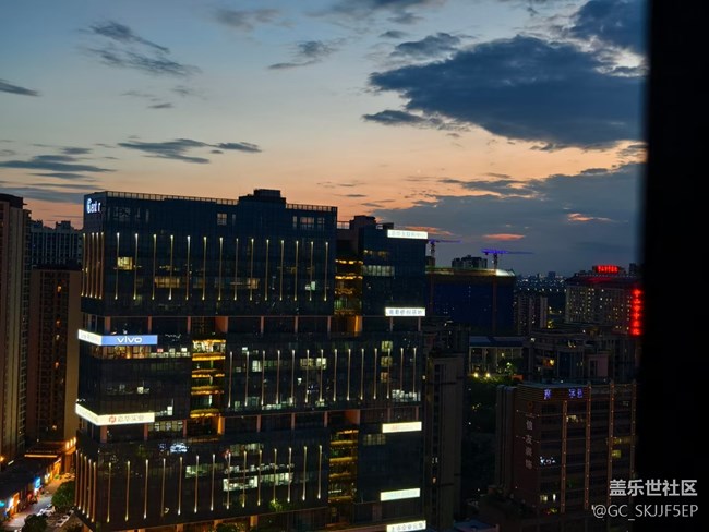 【消失的日落】城市暮色与月夜