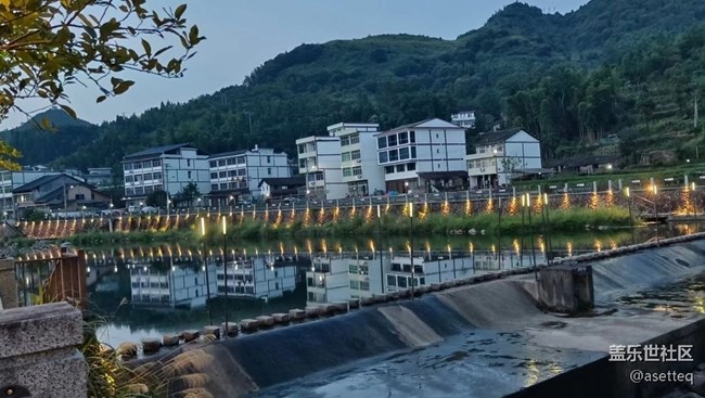 【雨过天晴】乡村夜影