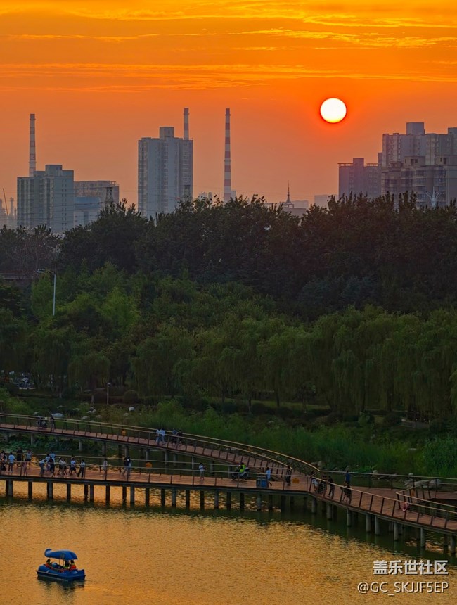 【消失的日落】日落：城市与自然的温柔共鸣
