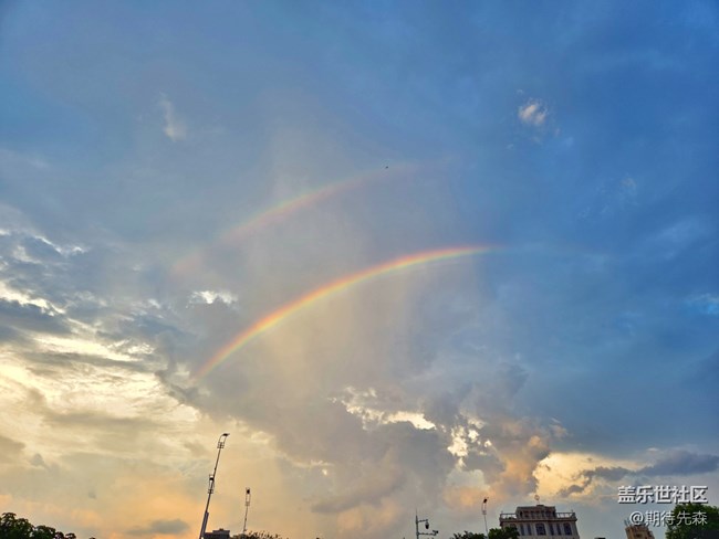 【雨过天晴】雨后彩虹