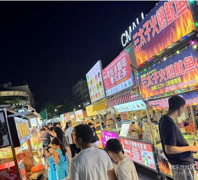 【鹏城暑色】逛夜市