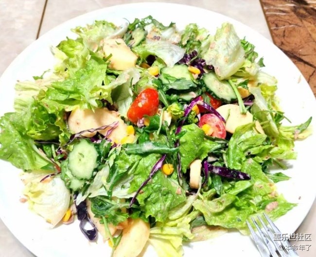 【即食满足】吃生菜