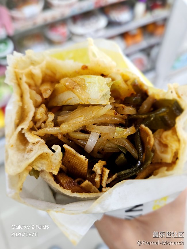 【即食满足】山东卤肉卷饼