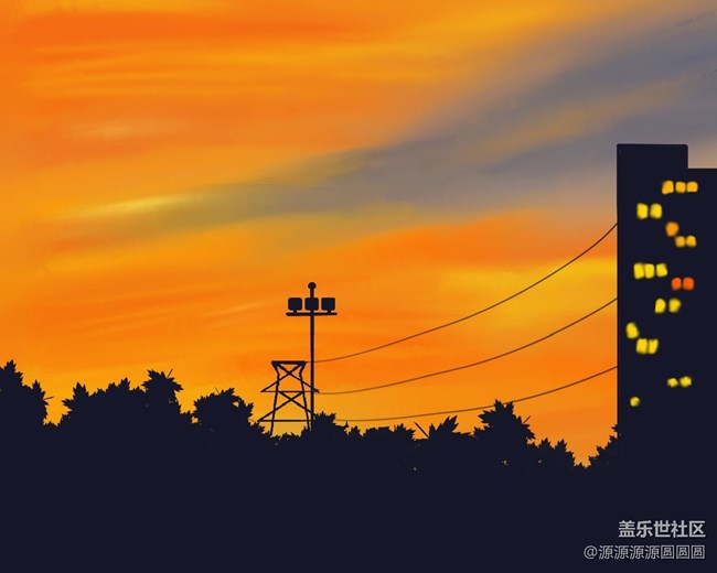 SPen绘画|夏日夕阳
