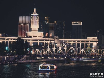 天津海河夜景随拍