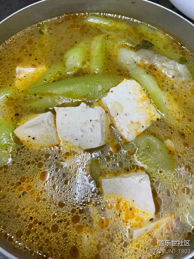 【桂月知味】丝瓜豆腐汤