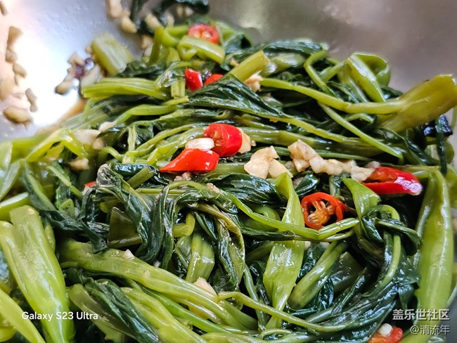 【家乡美食代表】凉拌透心菜