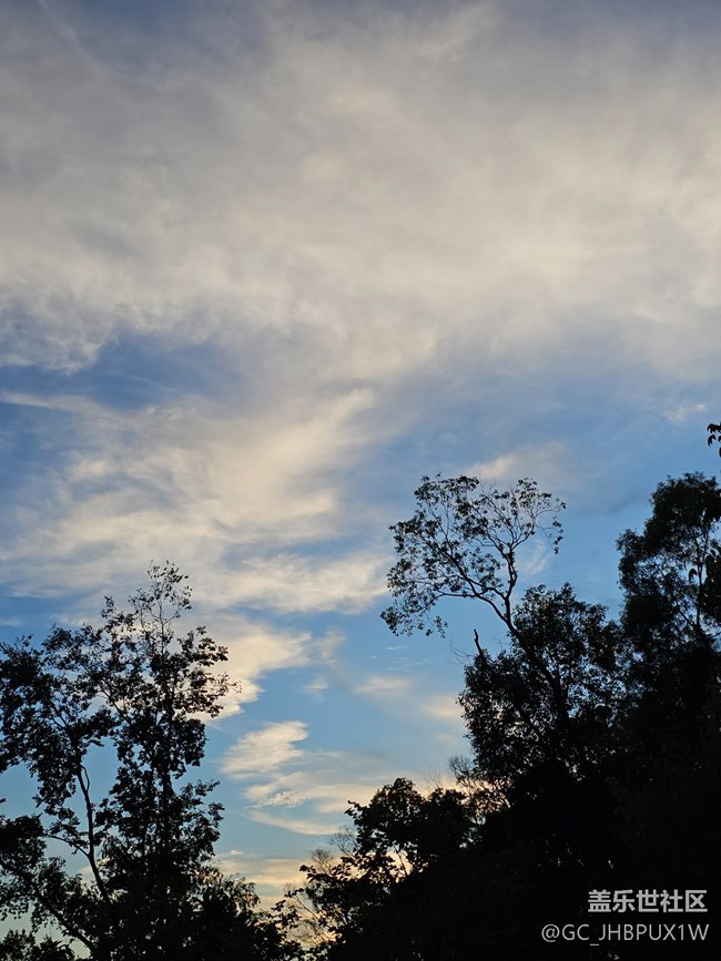 【我与盖乐世社区】入秋天空
