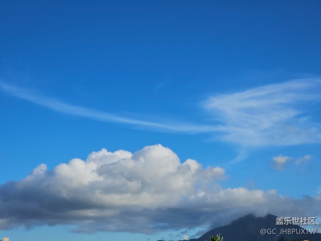 【我与盖乐世社区】入秋天空