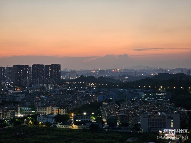 【秋夜星空】夜晚灯火