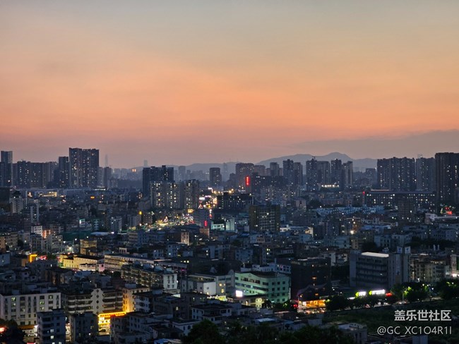 【秋夜星空】夜晚灯火