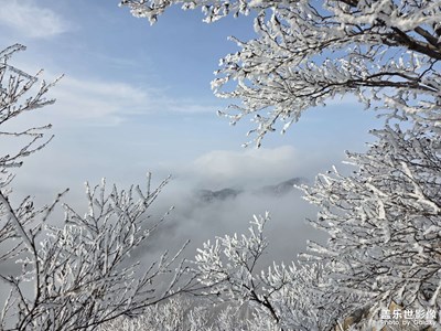 五岳寨赏雾凇