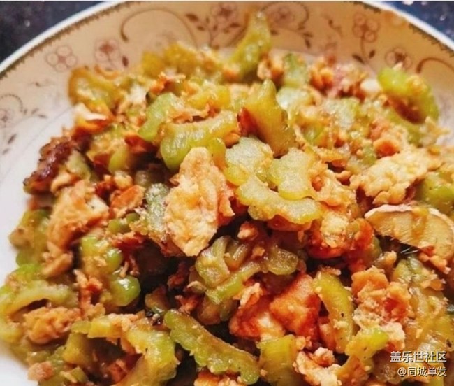 【霜华食记】苦瓜炒蛋