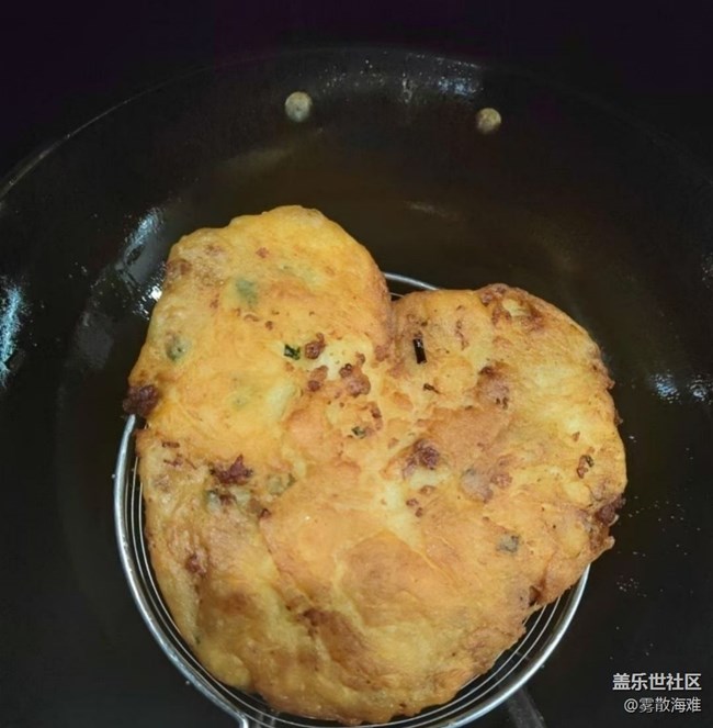 【霜华食记】香葱肉饼