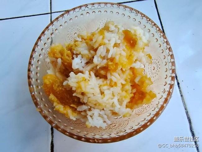 【暖锅之约】红薯拌饭