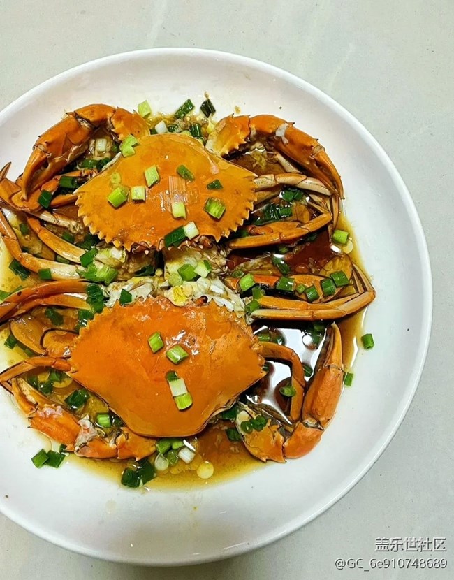 【暖锅之约】葱油青蟹