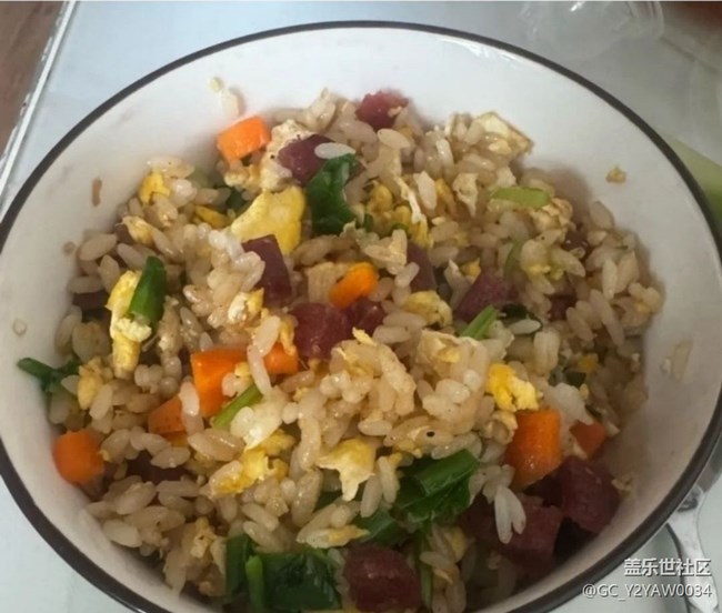 【小雪驱寒食谱】腊肠炒饭