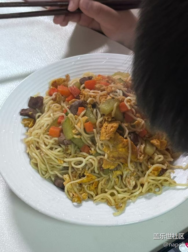 【小雪驱寒食谱】炒泡面