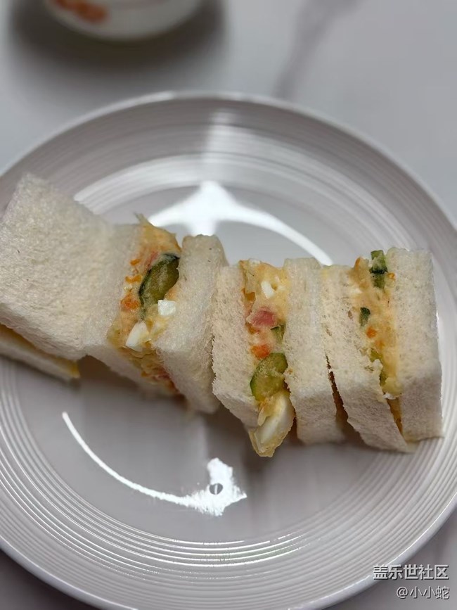 【小雪驱寒食谱】三明治