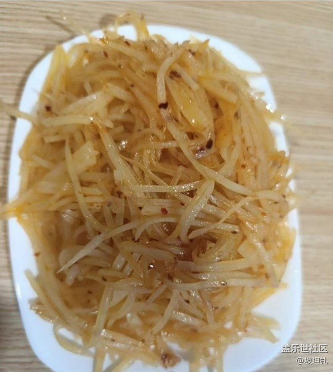 【小雪驱寒食谱】土豆丝