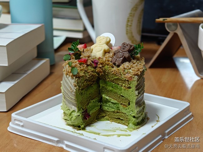 【寒日臻味】吃一个抹茶小蛋糕
