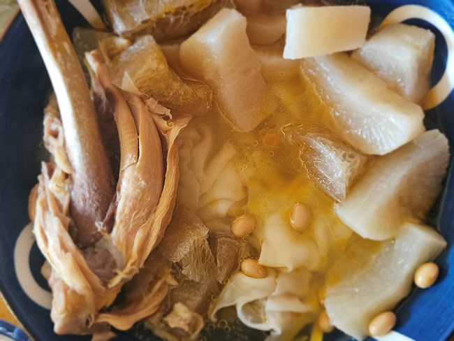 【雪落食暖】鸡汤面