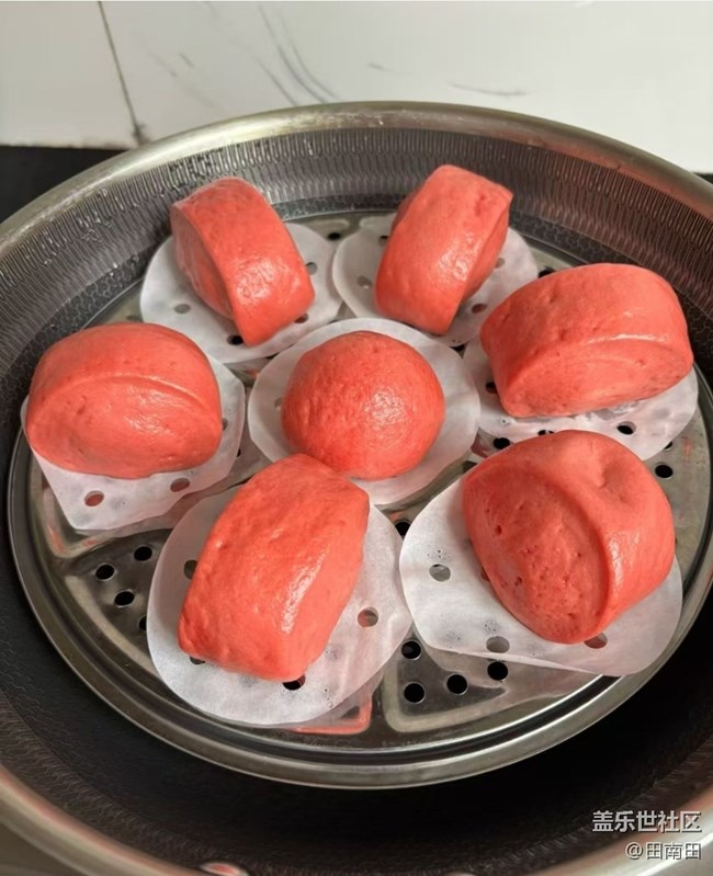 【冬日暖胃计划】火龙果馒头