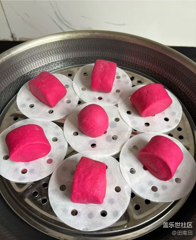 【冬日暖胃计划】火龙果馒头