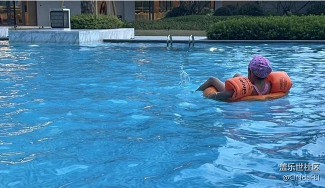 【折叠屏手机里的春夏秋冬】戏水