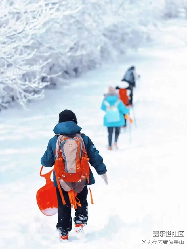 绝美高山冬景行
