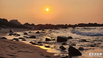 【不期而遇的美】+海南环西线临高儋州棋子湾看日落晚霞