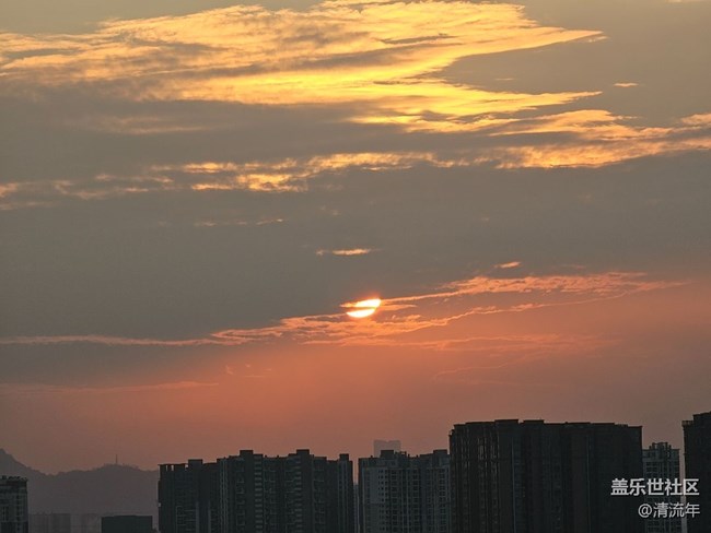 【冬韵】冬天夕阳