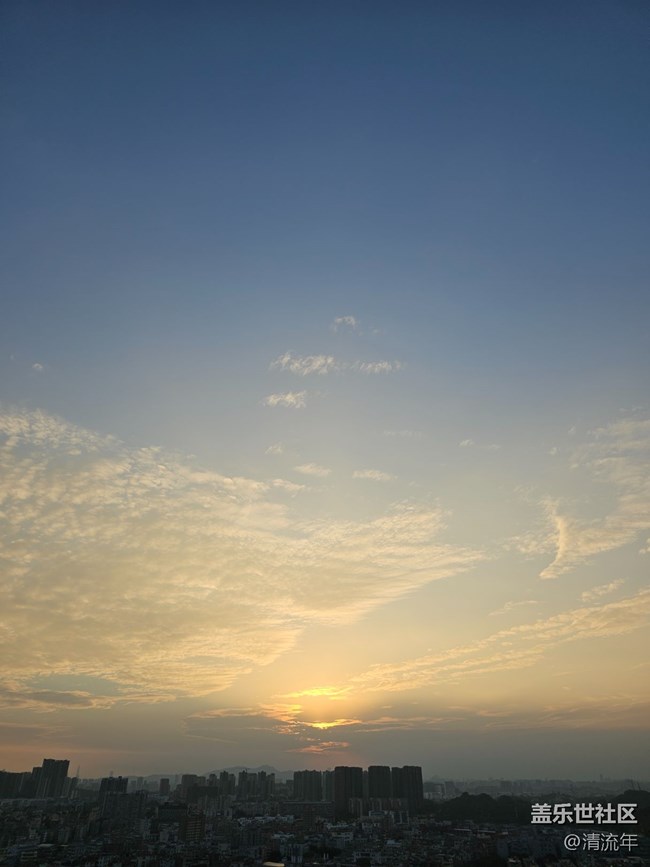 【冬韵】冬天夕阳