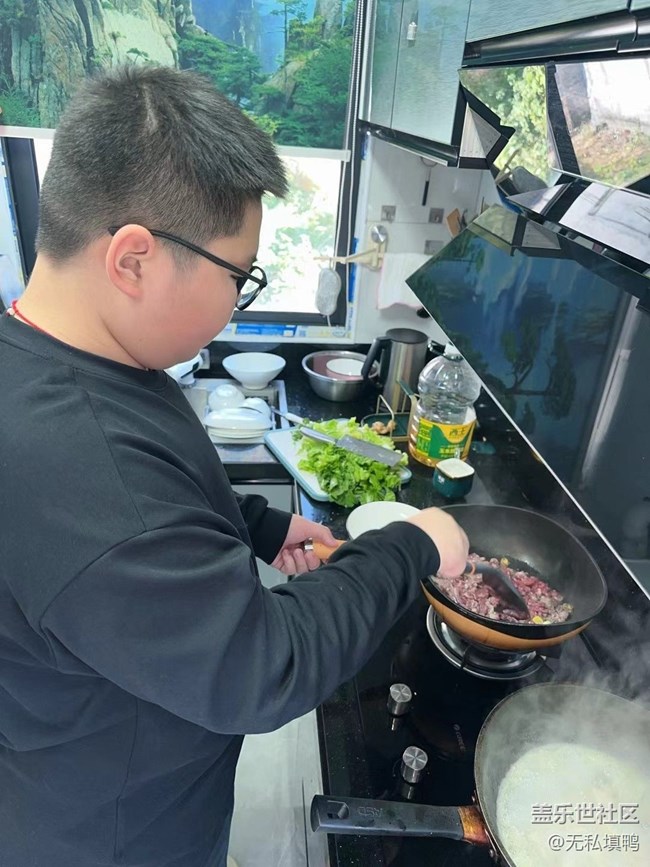 【食暖朝夕】儿子烧菜