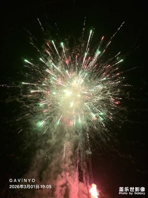 【光影一刻】客家灯宴烟花秀