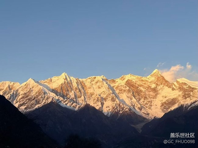 【旅途瞬间志】日照金山